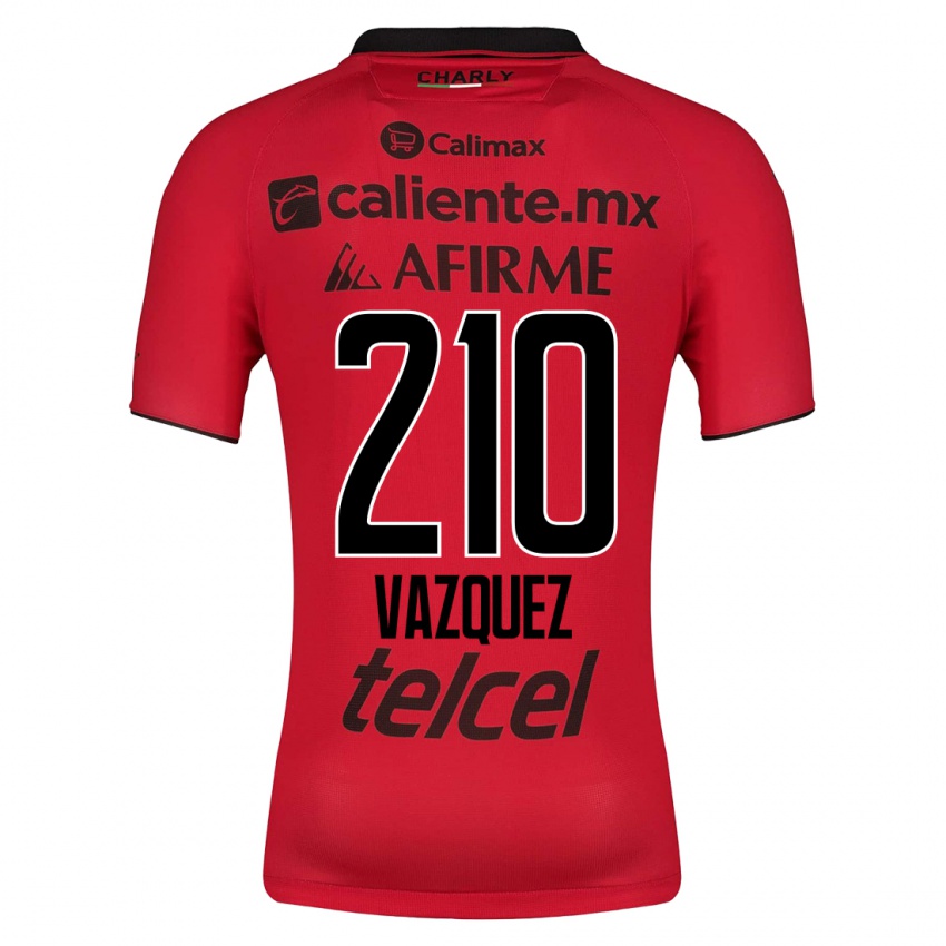 Damen Daniel Vázquez #210 Rot Heimtrikot Trikot 2023/24 T-Shirt Österreich