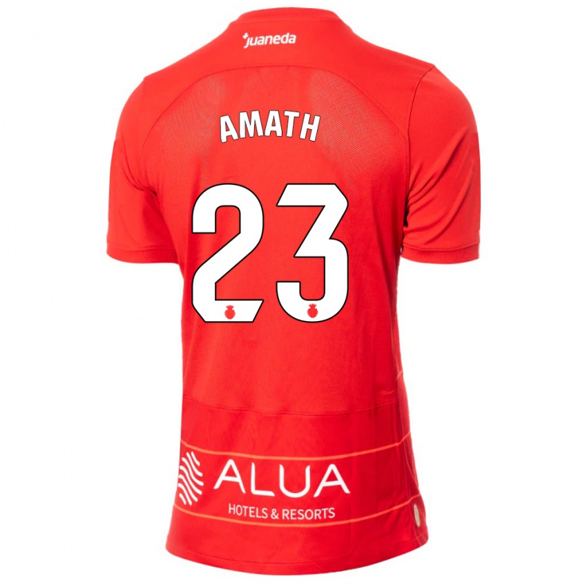 Damen Amath Ndiaye #23 Rot Heimtrikot Trikot 2023/24 T-Shirt Österreich