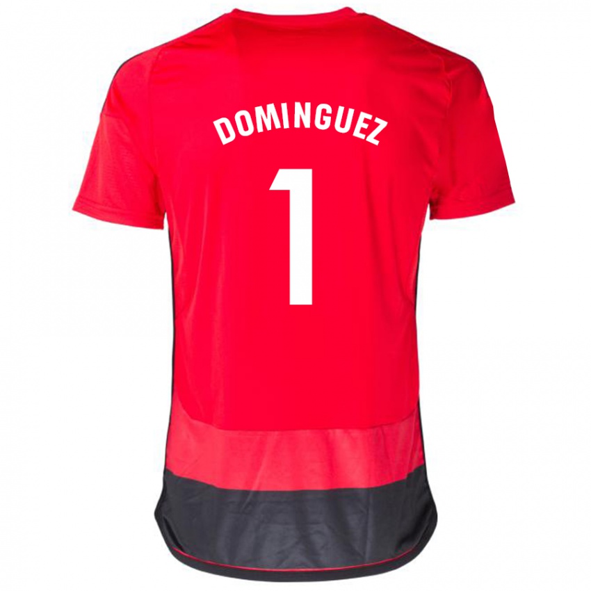 Damen Iago Domínguez #1 Rot Schwarz Heimtrikot Trikot 2023/24 T-Shirt Österreich