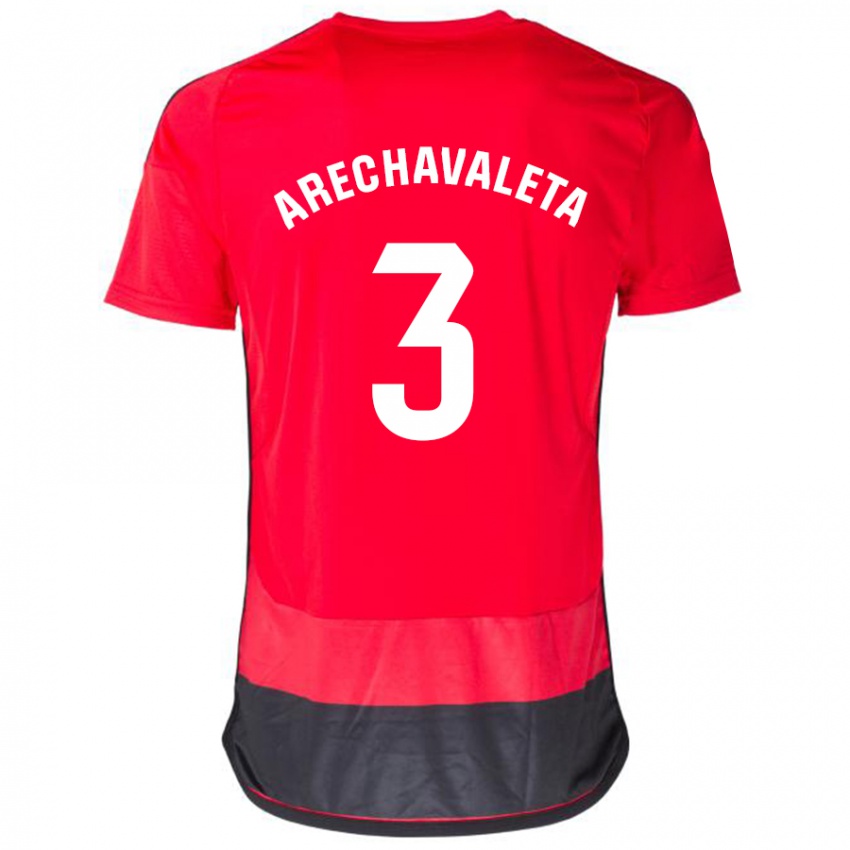 Damen Jorge Arechavaleta #3 Rot Schwarz Heimtrikot Trikot 2023/24 T-Shirt Österreich