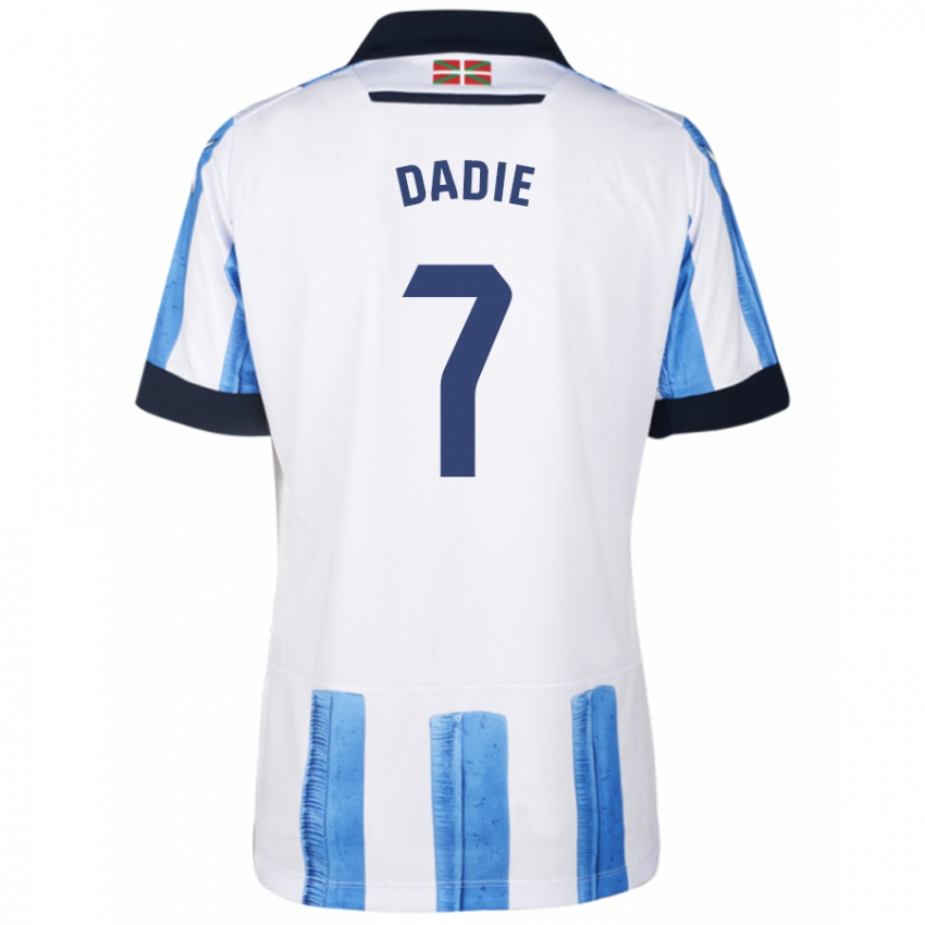 Damen Alberto Dadie #7 Blau Weiss Heimtrikot Trikot 2023/24 T-Shirt Österreich