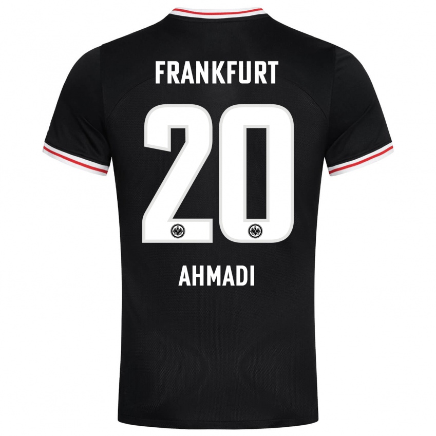 Damen Shayan Ahmadi #20 Schwarz Auswärtstrikot Trikot 2023/24 T-Shirt Österreich