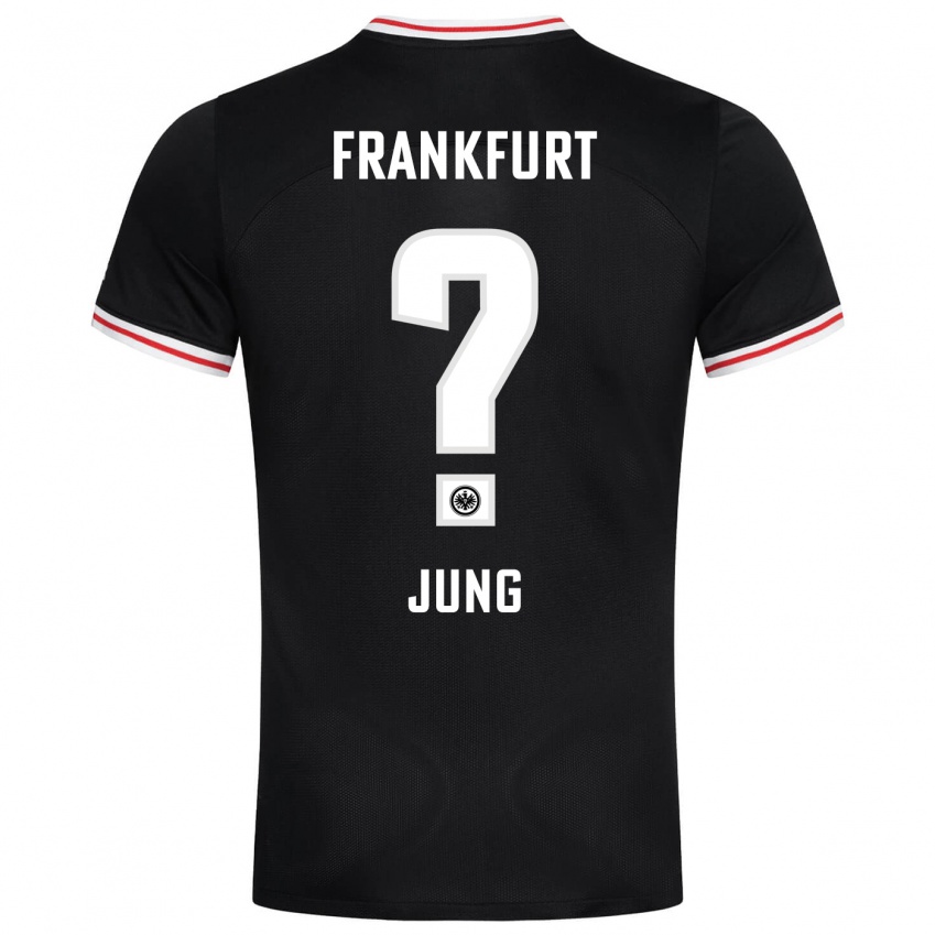Damen Louis Jung #0 Schwarz Auswärtstrikot Trikot 2023/24 T-Shirt Österreich