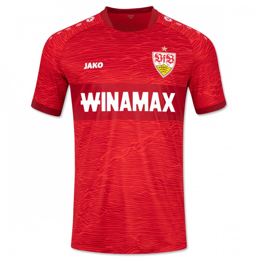 Damen Julian Lüers #0 Rot Auswärtstrikot Trikot 2023/24 T-Shirt Österreich