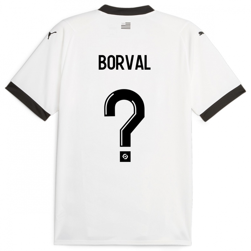 Damen Cyril Borval #0 Weiß Auswärtstrikot Trikot 2023/24 T-Shirt Österreich