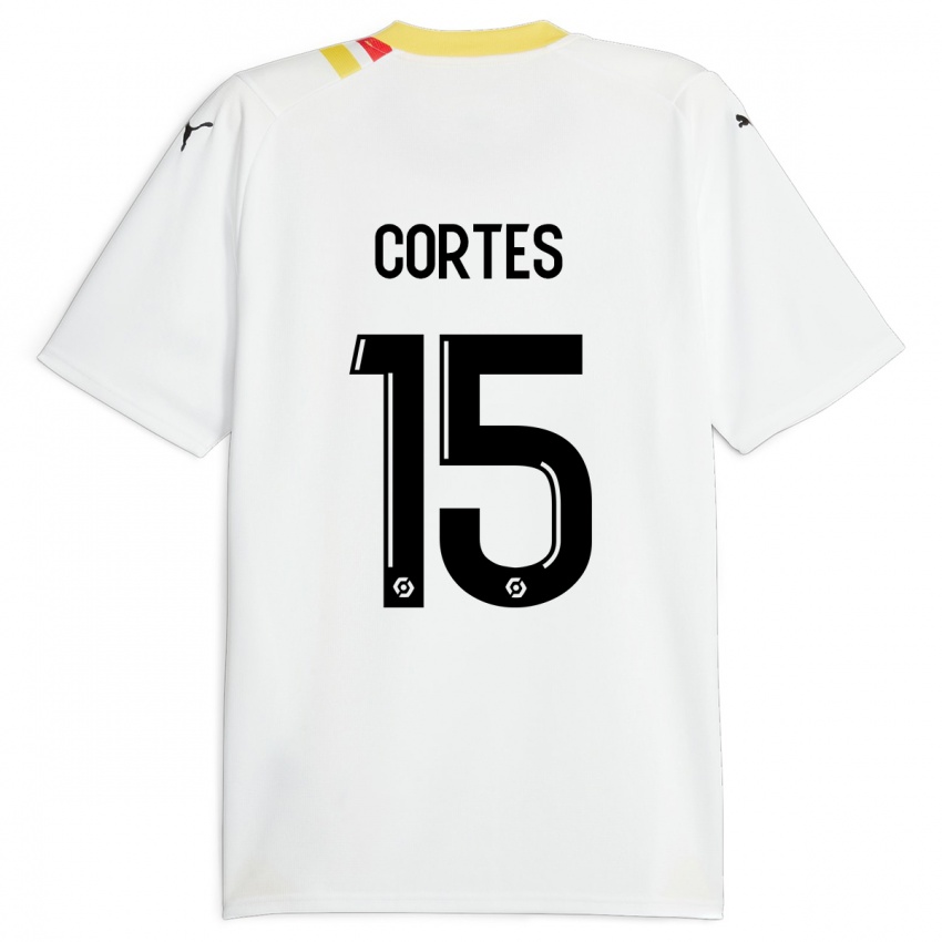Damen Óscar Cortés #15 Schwarz Auswärtstrikot Trikot 2023/24 T-Shirt Österreich