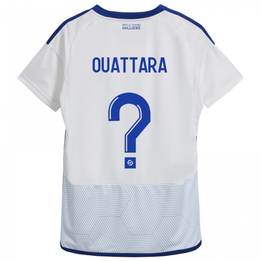 Damen Abdoul Ouattara #0 Weiß Auswärtstrikot Trikot 2023/24 T-Shirt Österreich