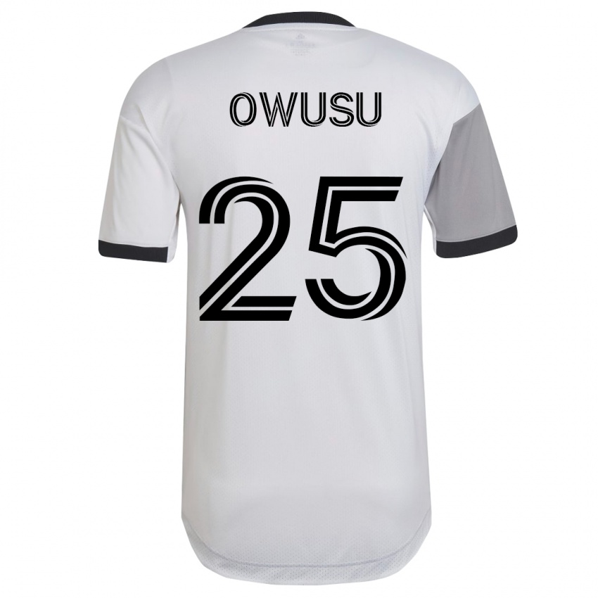 Damen Prince Osei Owusu #25 Weiß Auswärtstrikot Trikot 2023/24 T-Shirt Österreich