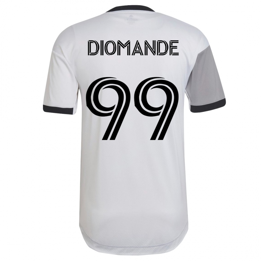 Damen Adama Diomande #99 Weiß Auswärtstrikot Trikot 2023/24 T-Shirt Österreich