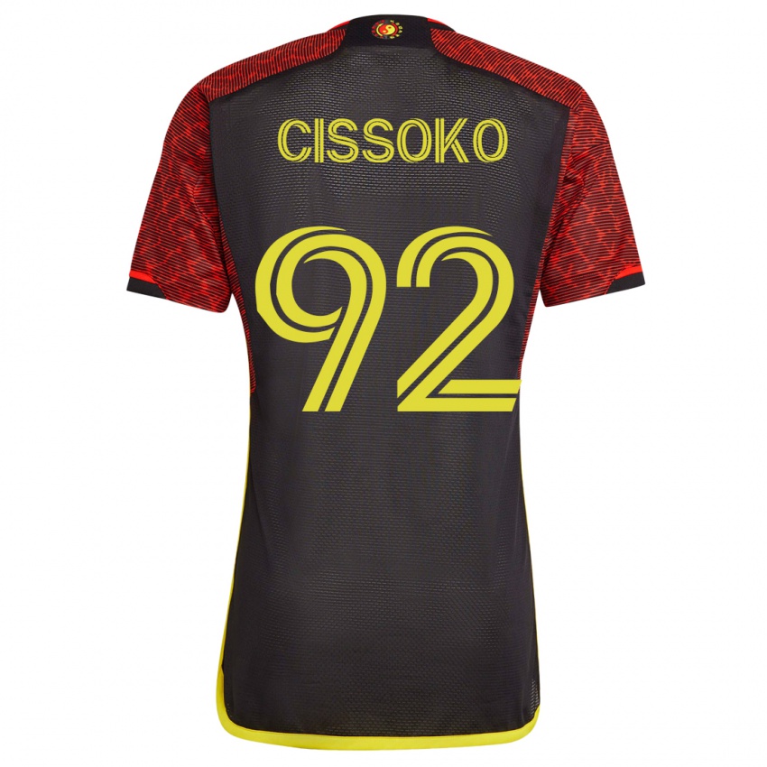 Damen Abdoulaye Cissoko #92 Orangefarben Auswärtstrikot Trikot 2023/24 T-Shirt Österreich