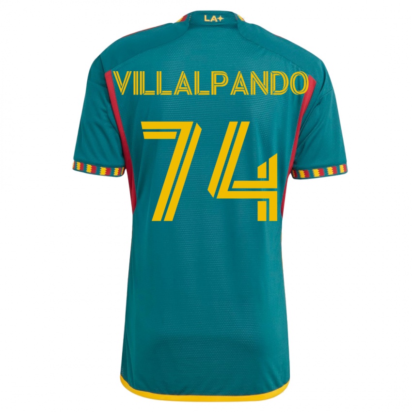 Damen Sergio Villalpando #74 Grün Auswärtstrikot Trikot 2023/24 T-Shirt Österreich