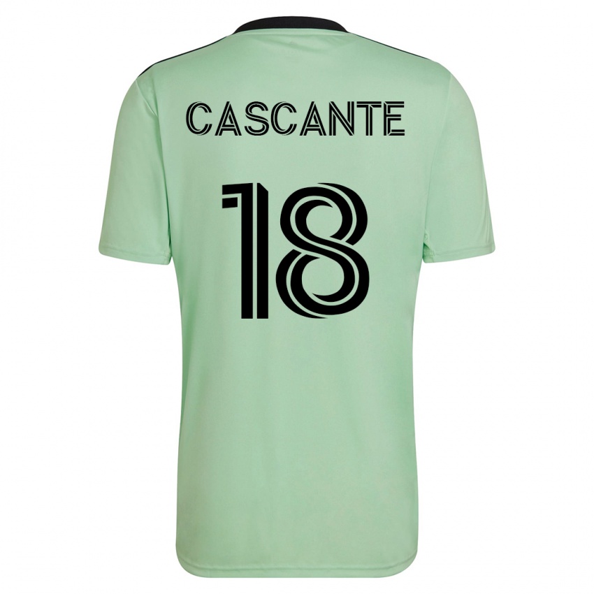 Damen Julio Cascante #18 Hellgrün Auswärtstrikot Trikot 2023/24 T-Shirt Österreich