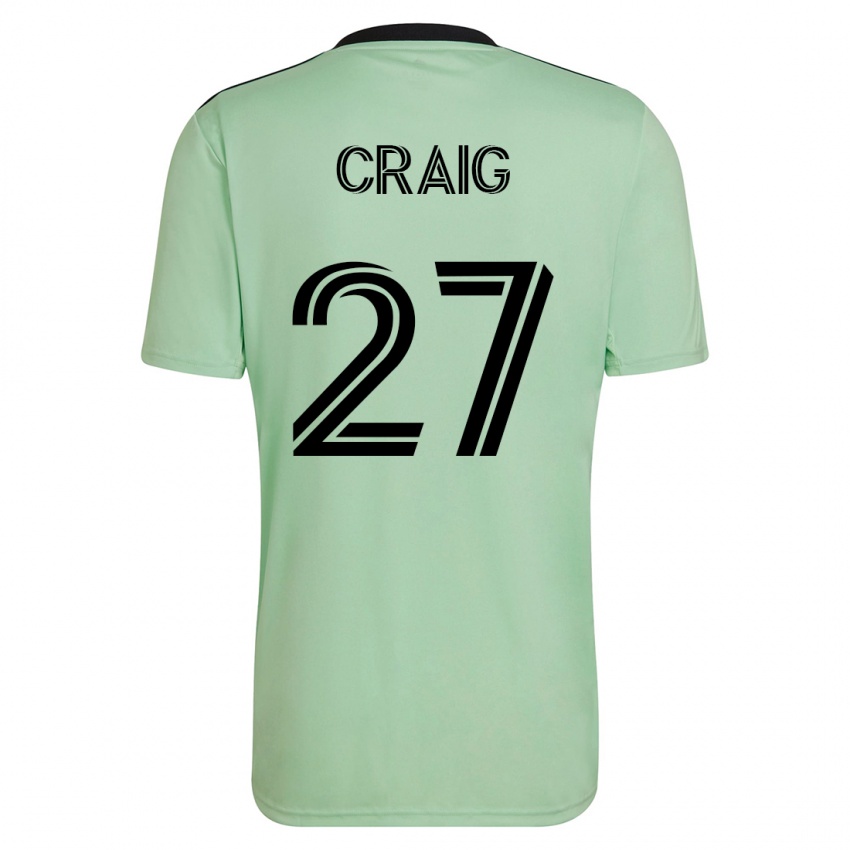 Damen Brandan Craig #27 Hellgrün Auswärtstrikot Trikot 2023/24 T-Shirt Österreich
