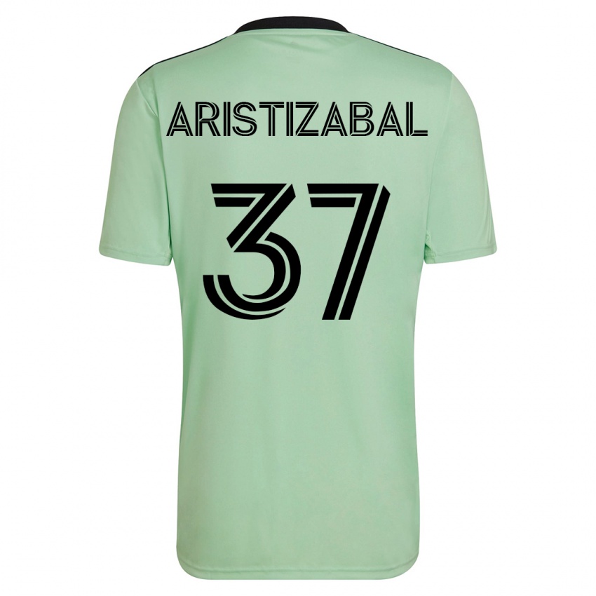 Damen Nicolas Aristizabal #37 Hellgrün Auswärtstrikot Trikot 2023/24 T-Shirt Österreich