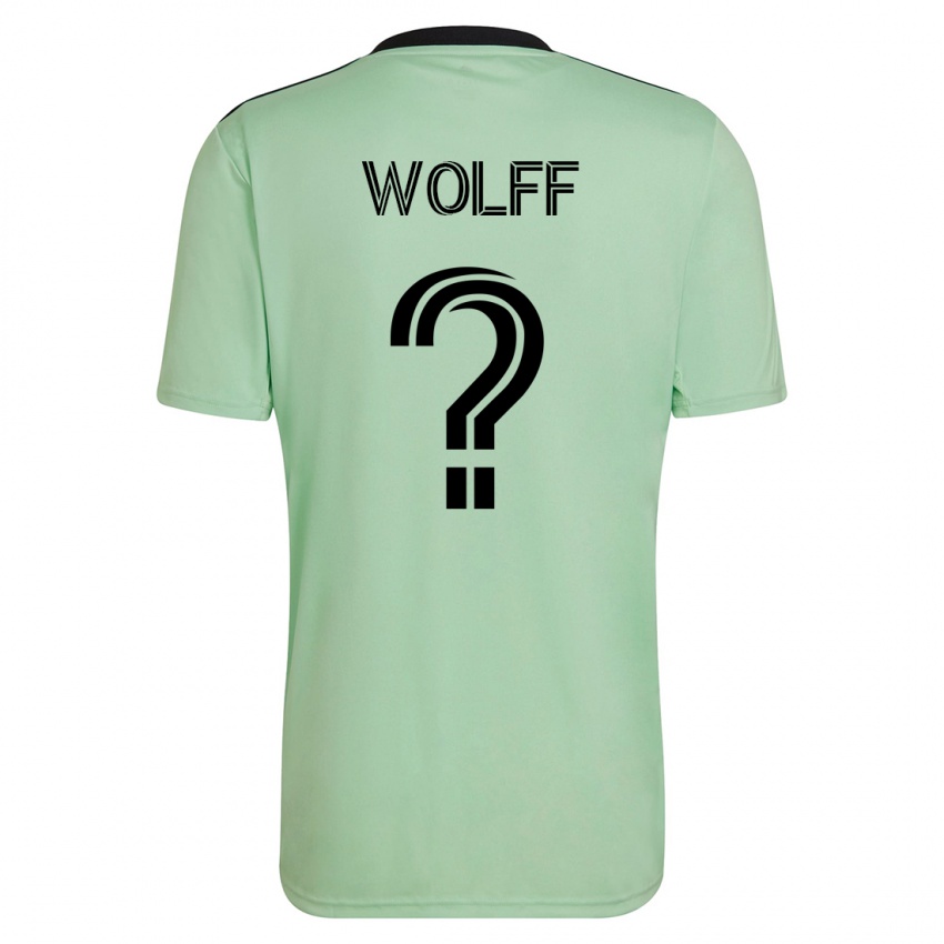 Damen Gavin Wolff #0 Hellgrün Auswärtstrikot Trikot 2023/24 T-Shirt Österreich