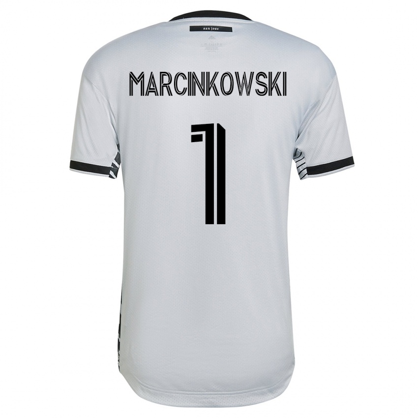 Damen Jt Marcinkowski #1 Weiß Auswärtstrikot Trikot 2023/24 T-Shirt Österreich
