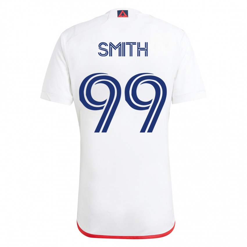 Damen Jordan Adebayo-Smith #99 Weiß Rot Auswärtstrikot Trikot 2023/24 T-Shirt Österreich