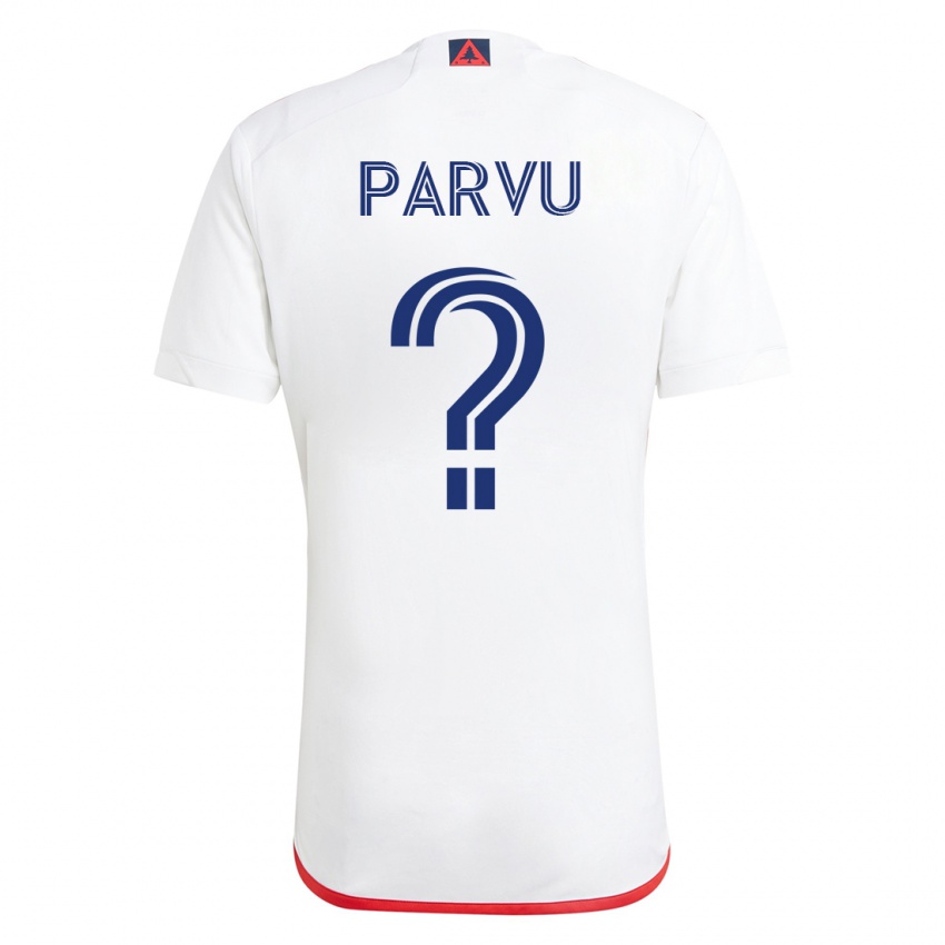 Damen Alexandru Parvu #0 Weiß Rot Auswärtstrikot Trikot 2023/24 T-Shirt Österreich