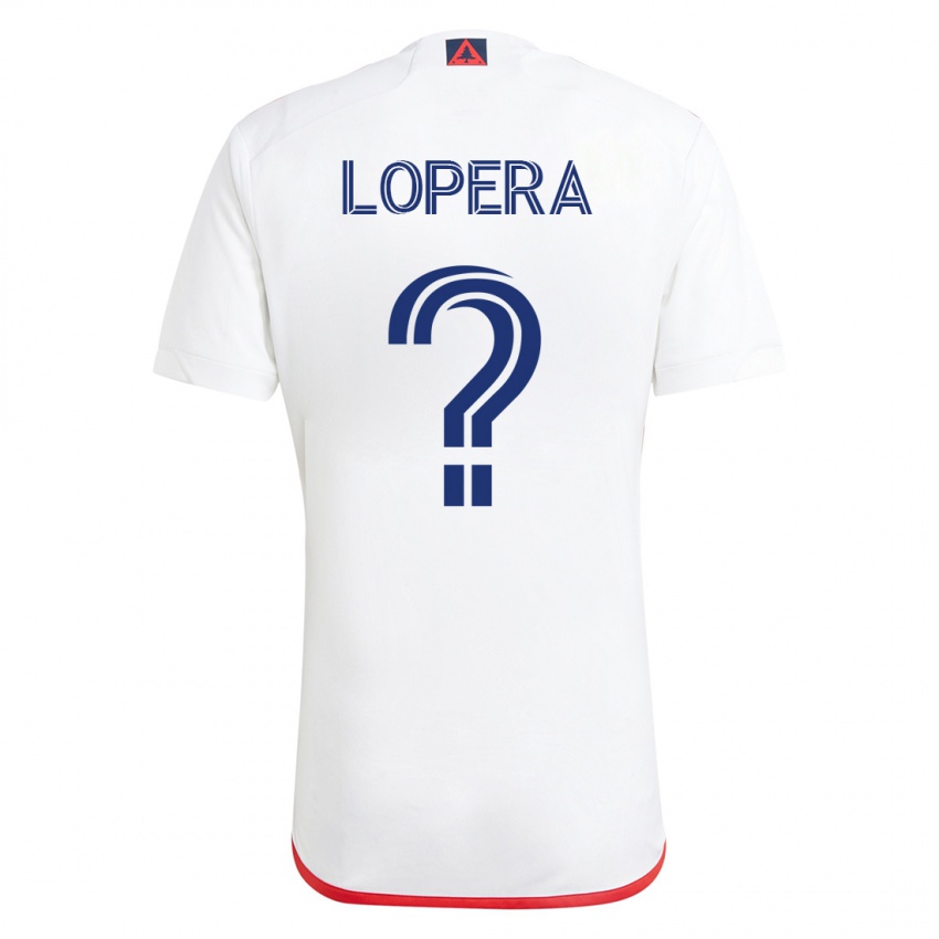 Damen Steban Lopera #0 Weiß Rot Auswärtstrikot Trikot 2023/24 T-Shirt Österreich
