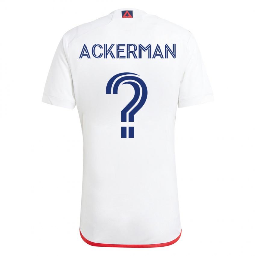 Damen Eli Ackerman #0 Weiß Rot Auswärtstrikot Trikot 2023/24 T-Shirt Österreich