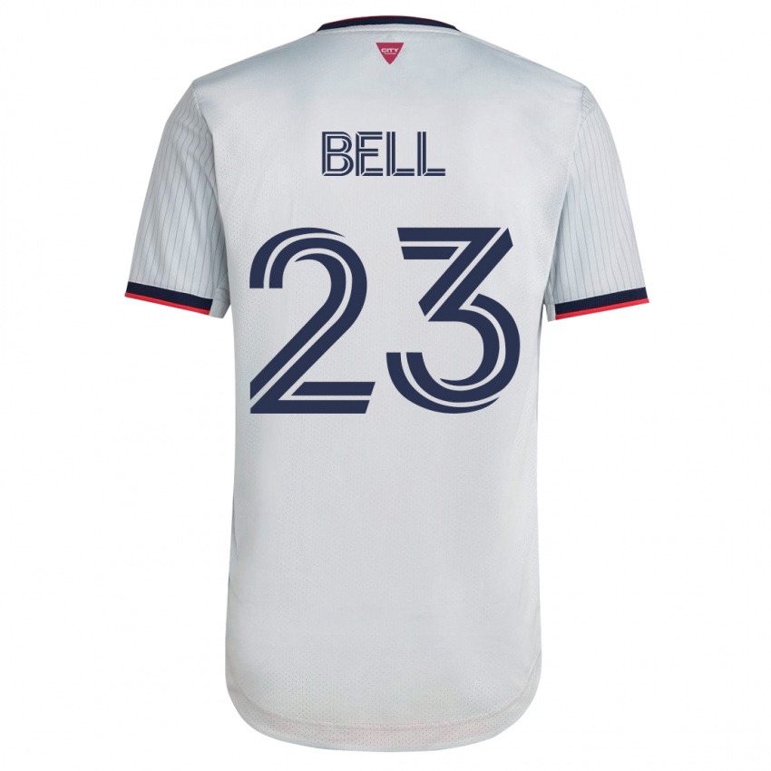 Damen Jon Bell #23 Weiß Auswärtstrikot Trikot 2023/24 T-Shirt Österreich