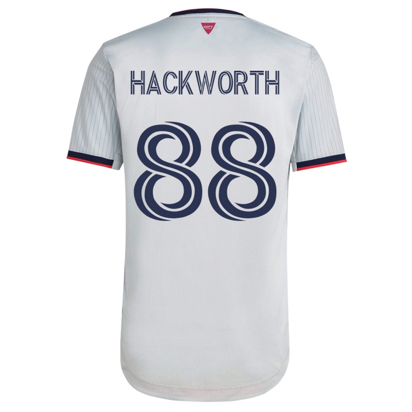 Damen Larsen Hackworth #88 Weiß Auswärtstrikot Trikot 2023/24 T-Shirt Österreich