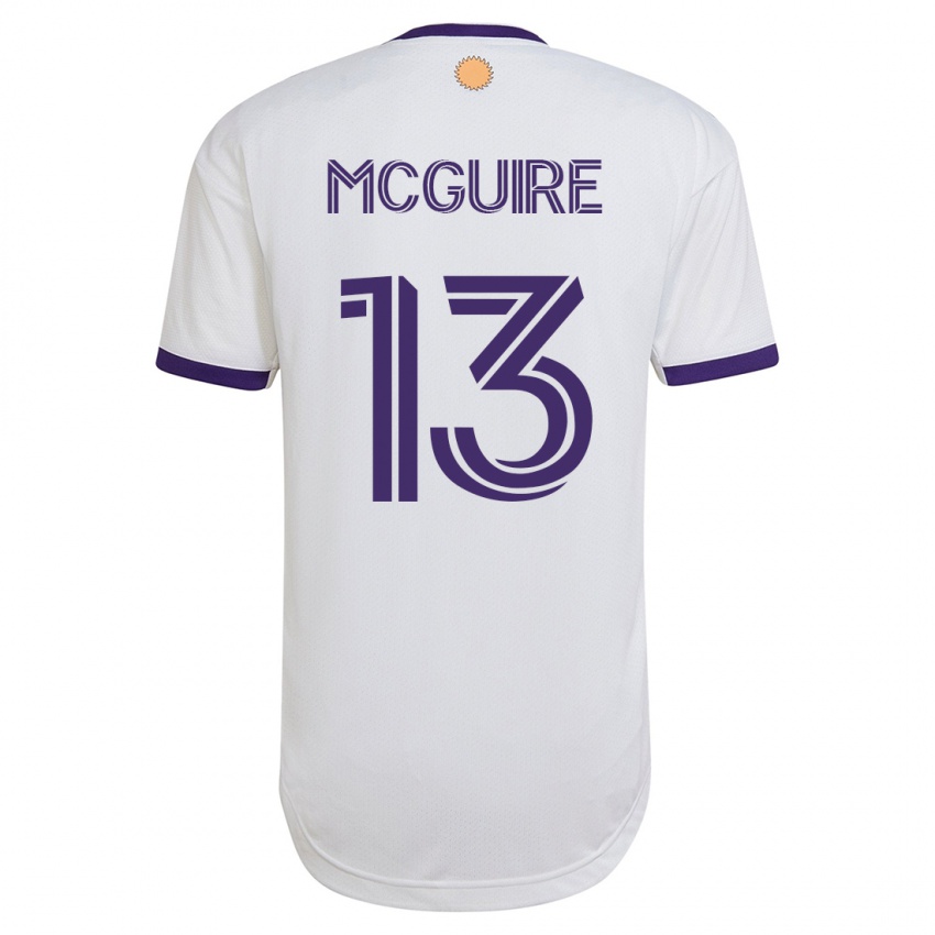 Damen Duncan Mcguire #13 Weiß Auswärtstrikot Trikot 2023/24 T-Shirt Österreich