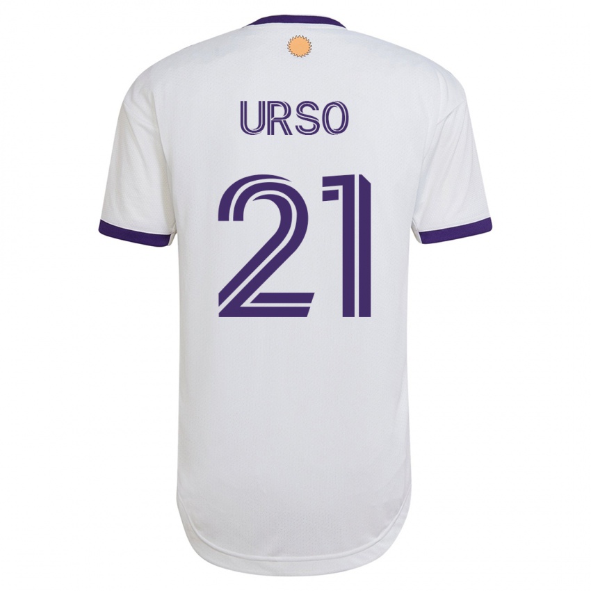 Damen Júnior Urso #21 Weiß Auswärtstrikot Trikot 2023/24 T-Shirt Österreich
