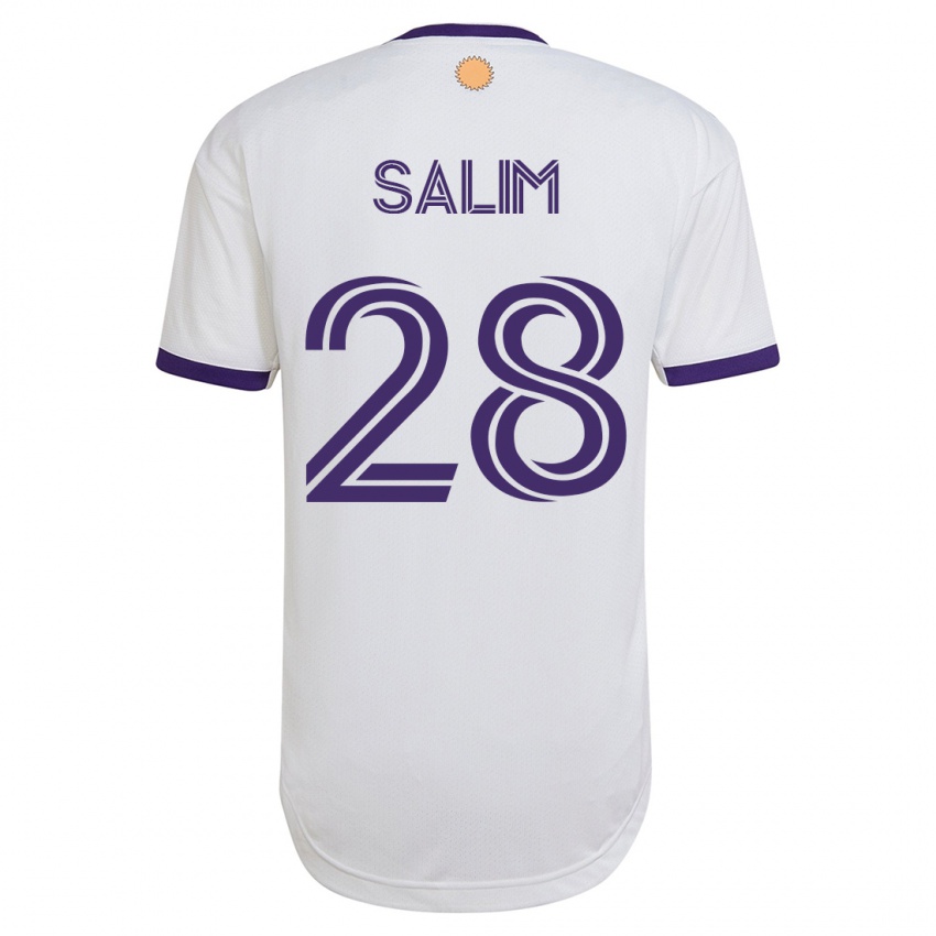 Damen Abdi Salim #28 Weiß Auswärtstrikot Trikot 2023/24 T-Shirt Österreich
