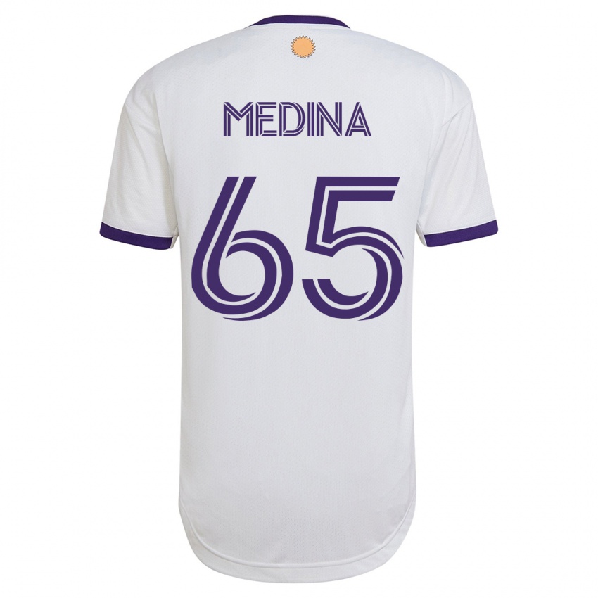Damen Cristian Medina #65 Weiß Auswärtstrikot Trikot 2023/24 T-Shirt Österreich