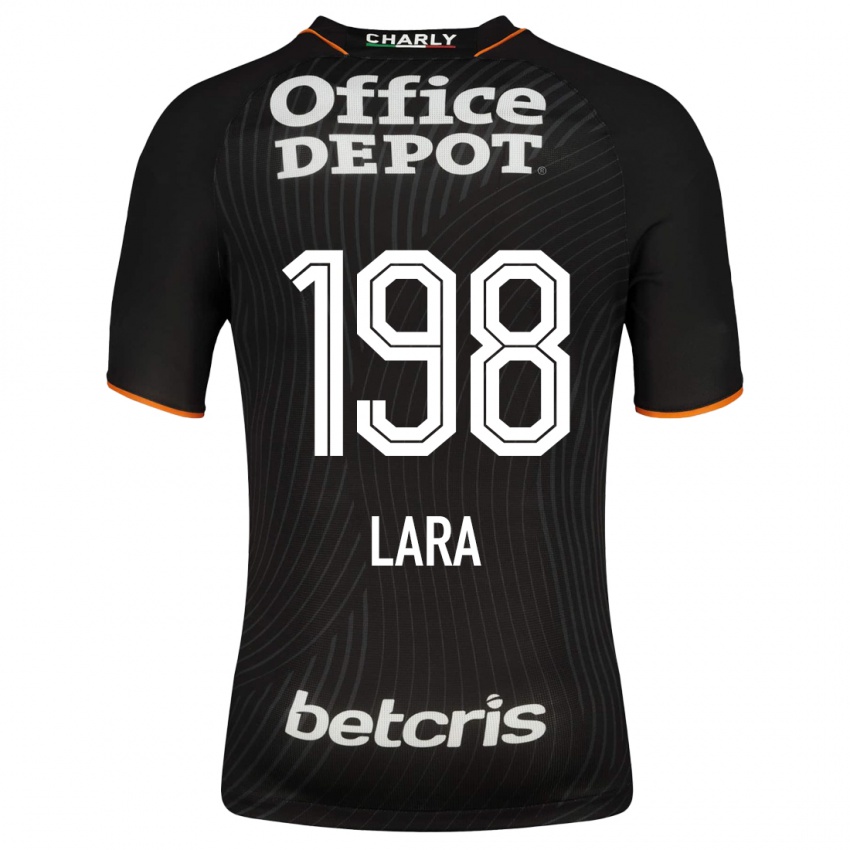 Damen Jesús Lara #198 Schwarz Auswärtstrikot Trikot 2023/24 T-Shirt Österreich