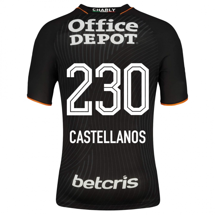 Damen Edson Castellanos #230 Schwarz Auswärtstrikot Trikot 2023/24 T-Shirt Österreich