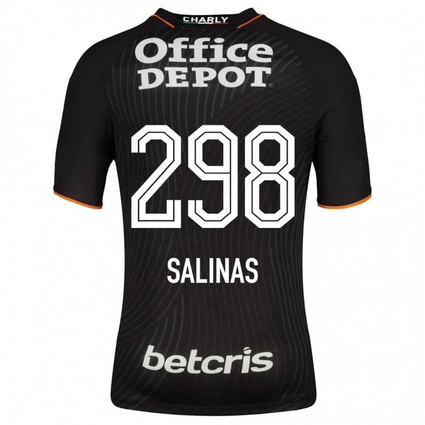 Damen Jesús Salinas #298 Schwarz Auswärtstrikot Trikot 2023/24 T-Shirt Österreich