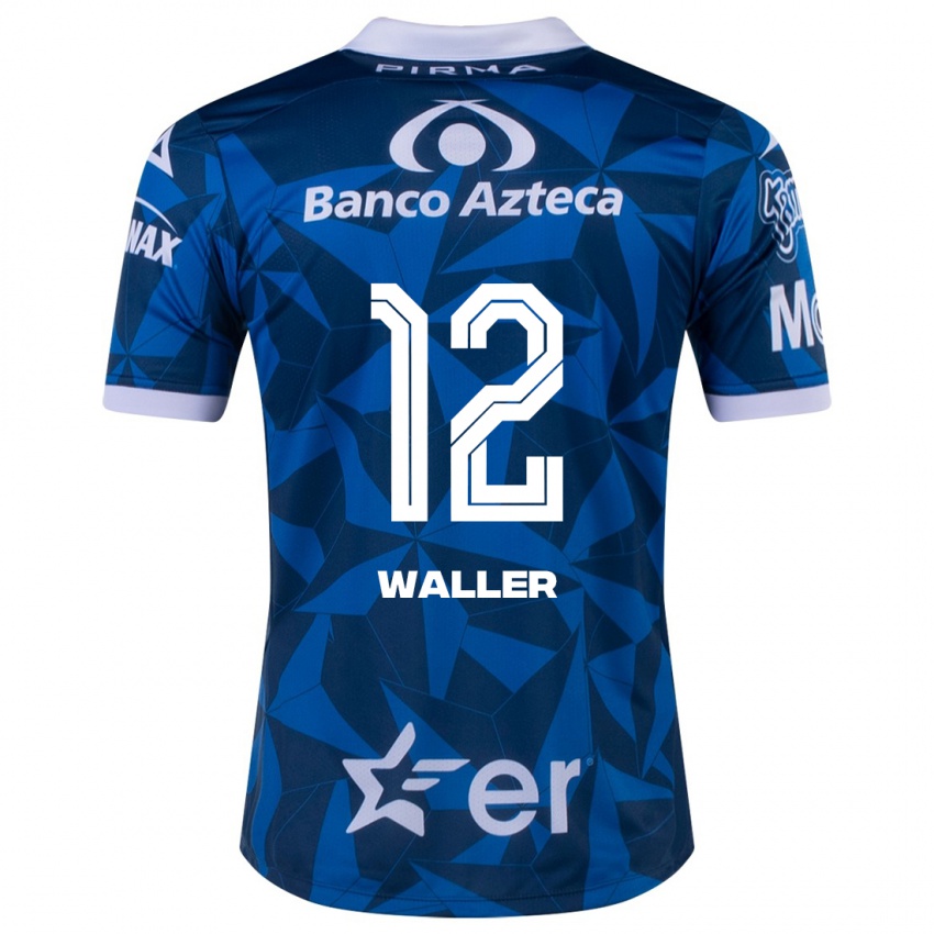 Damen Facundo Waller #12 Blau Auswärtstrikot Trikot 2023/24 T-Shirt Österreich