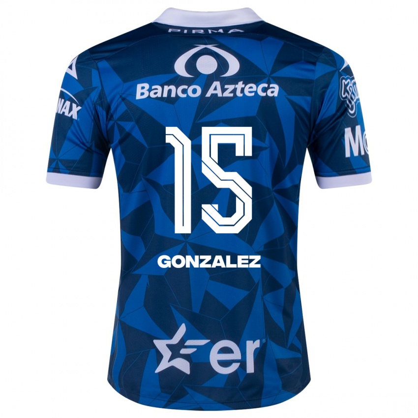 Damen Jaqueline González #15 Blau Auswärtstrikot Trikot 2023/24 T-Shirt Österreich