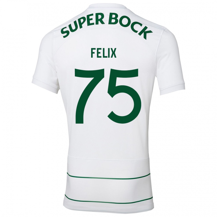 Damen Vando Félix #75 Weiß Auswärtstrikot Trikot 2023/24 T-Shirt Österreich