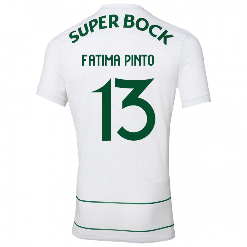 Damen Fátima Alexandra Figueira Pinto #13 Weiß Auswärtstrikot Trikot 2023/24 T-Shirt Österreich