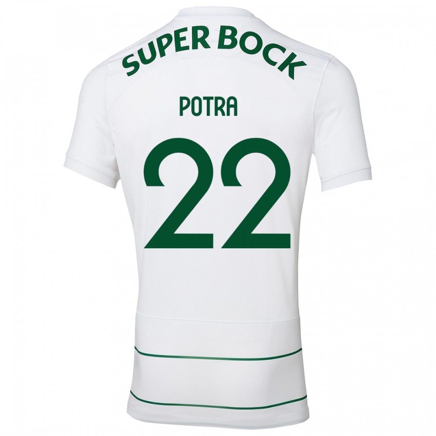 Damen Catarina Sofia Branco Potra #22 Weiß Auswärtstrikot Trikot 2023/24 T-Shirt Österreich