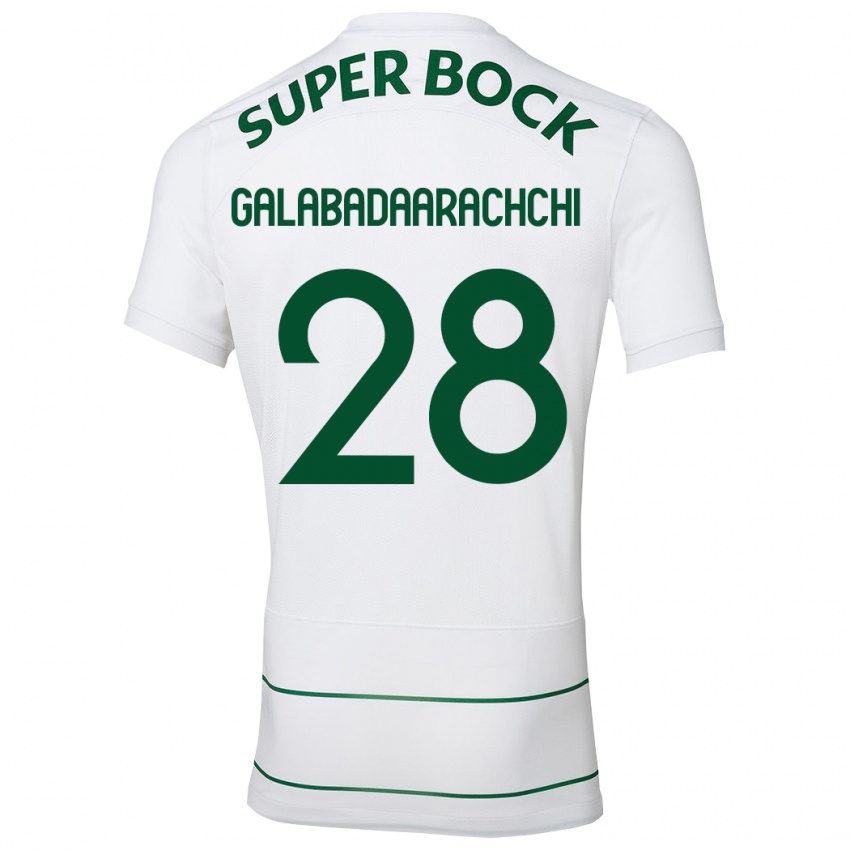 Damen Jacinta Galabadaarachchi #28 Weiß Auswärtstrikot Trikot 2023/24 T-Shirt Österreich