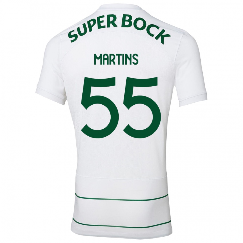 Damen Carolina Martins #55 Weiß Auswärtstrikot Trikot 2023/24 T-Shirt Österreich