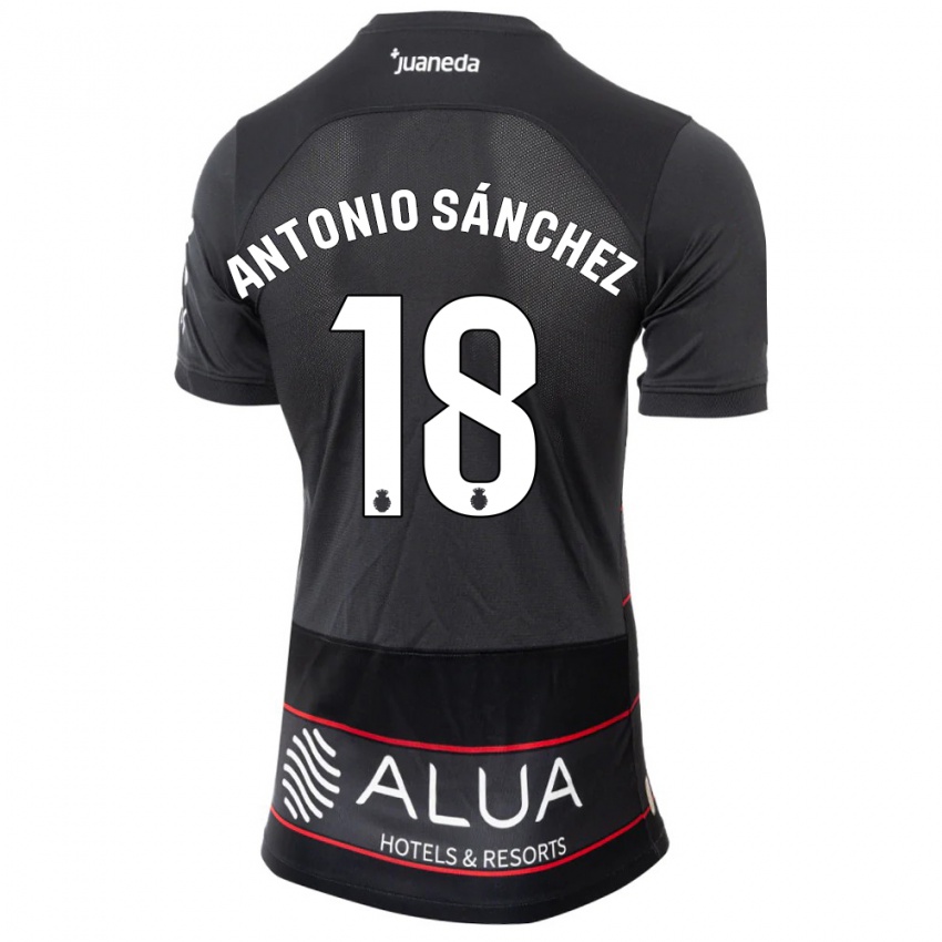 Damen Antonio Sánchez #18 Schwarz Auswärtstrikot Trikot 2023/24 T-Shirt Österreich