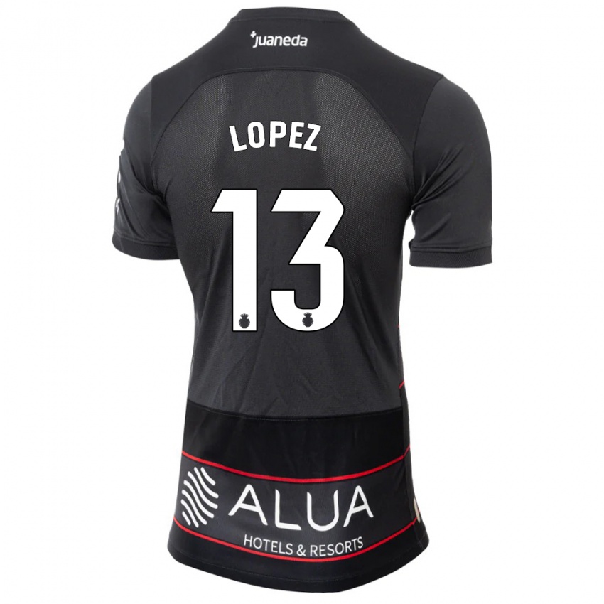 Damen Iván López #13 Schwarz Auswärtstrikot Trikot 2023/24 T-Shirt Österreich