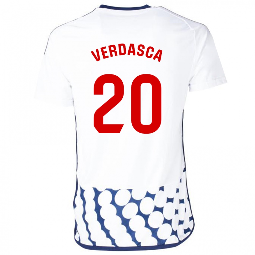 Damen Diogo Verdasca #20 Weiß Auswärtstrikot Trikot 2023/24 T-Shirt Österreich
