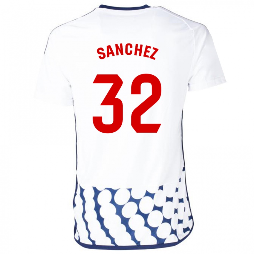 Damen Rubén Sánchez #32 Weiß Auswärtstrikot Trikot 2023/24 T-Shirt Österreich