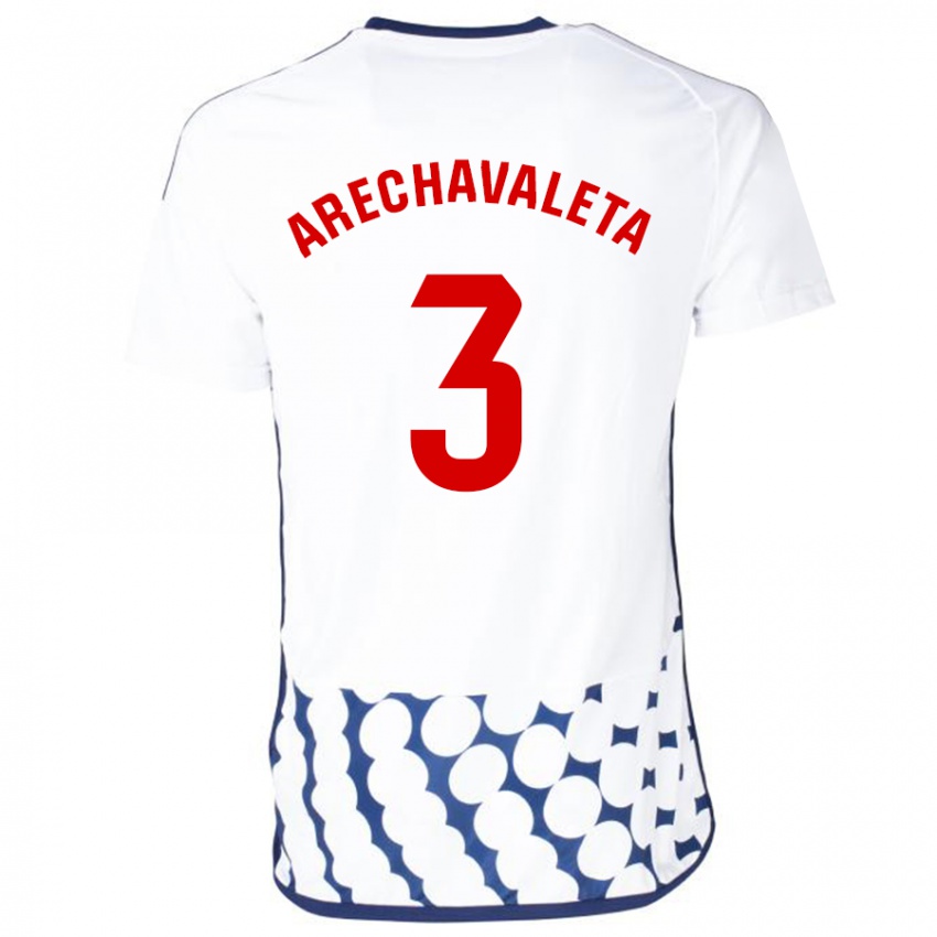 Damen Jorge Arechavaleta #3 Weiß Auswärtstrikot Trikot 2023/24 T-Shirt Österreich