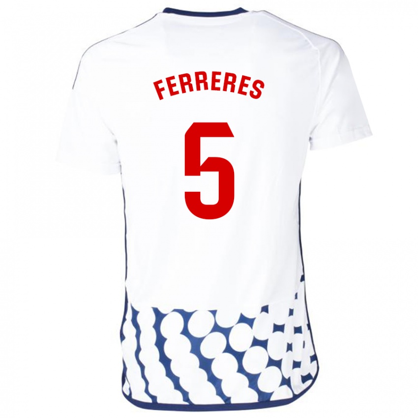 Damen Manolo Ferreres #5 Weiß Auswärtstrikot Trikot 2023/24 T-Shirt Österreich