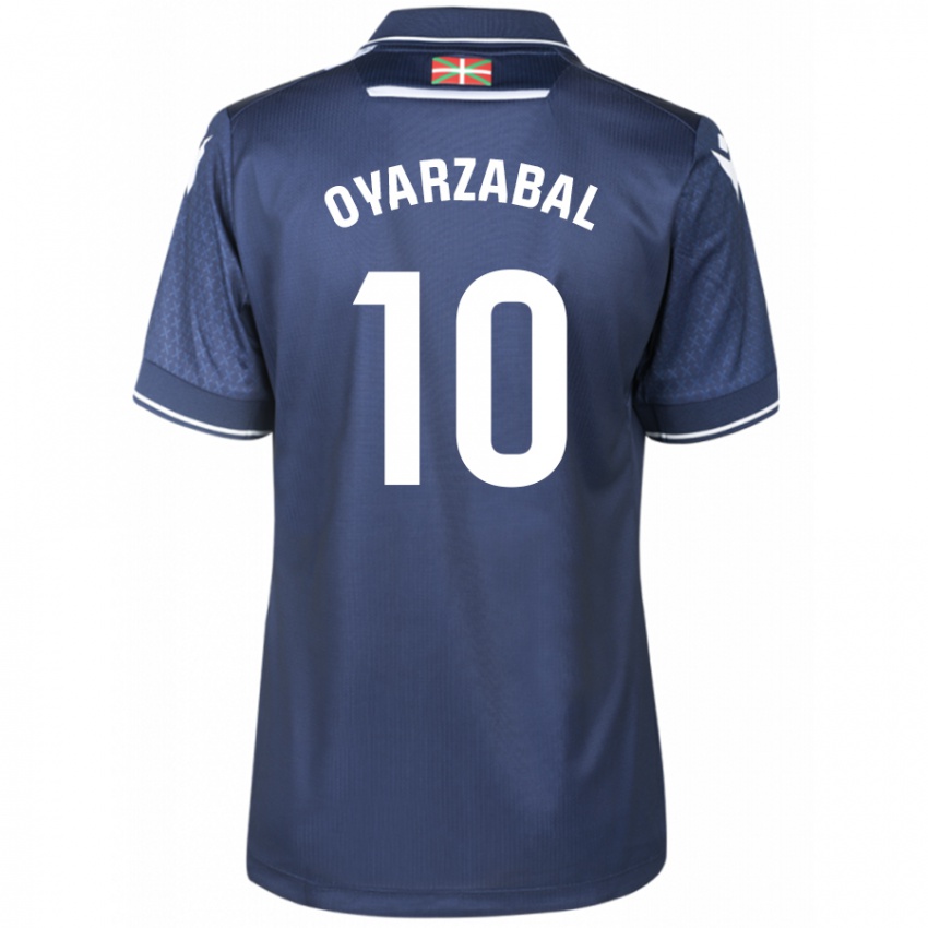 Damen Mikel Oyarzabal #10 Marine Auswärtstrikot Trikot 2023/24 T-Shirt Österreich