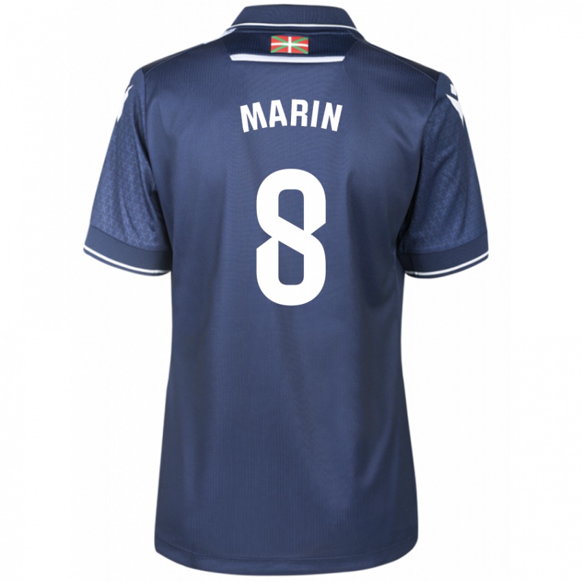 Damen Pablo Marín #8 Marine Auswärtstrikot Trikot 2023/24 T-Shirt Österreich