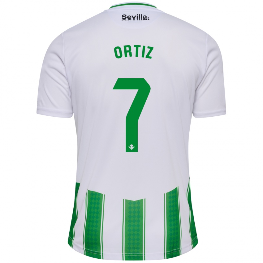 Kinder Ángel Ortiz #7 Weiß Heimtrikot Trikot 2023/24 T-Shirt Österreich