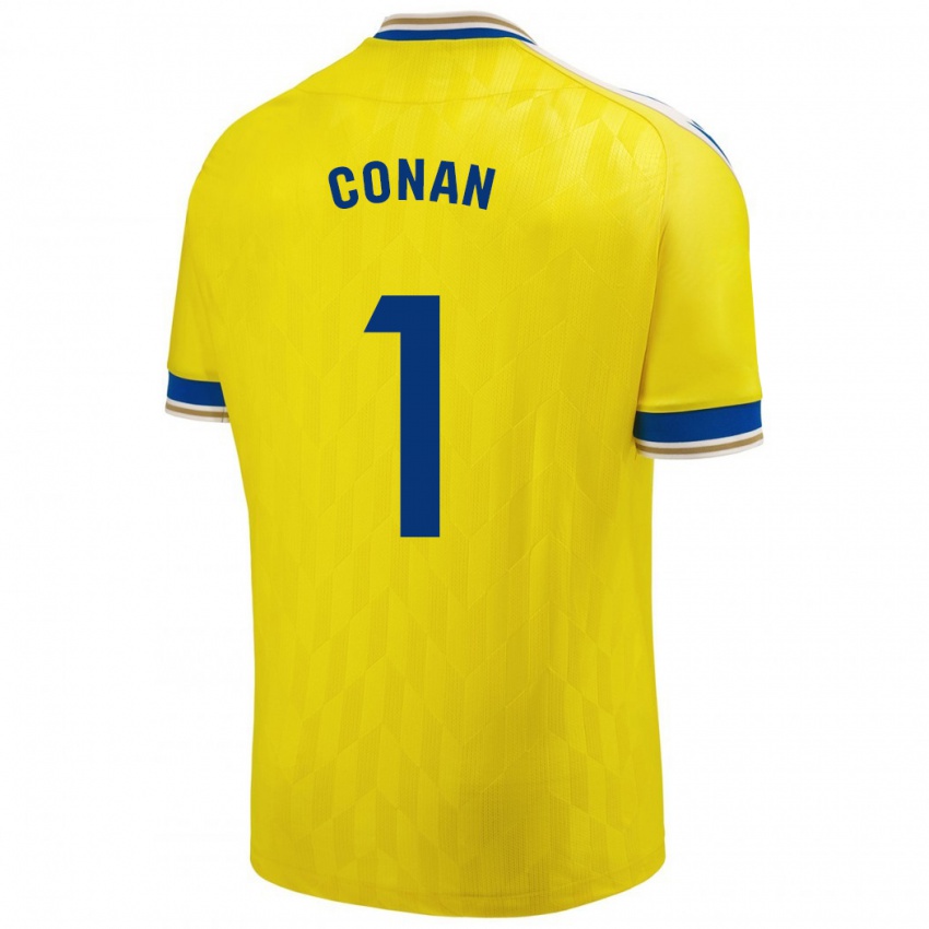 Kinder Conan Ledesma #1 Gelb Heimtrikot Trikot 2023/24 T-Shirt Österreich